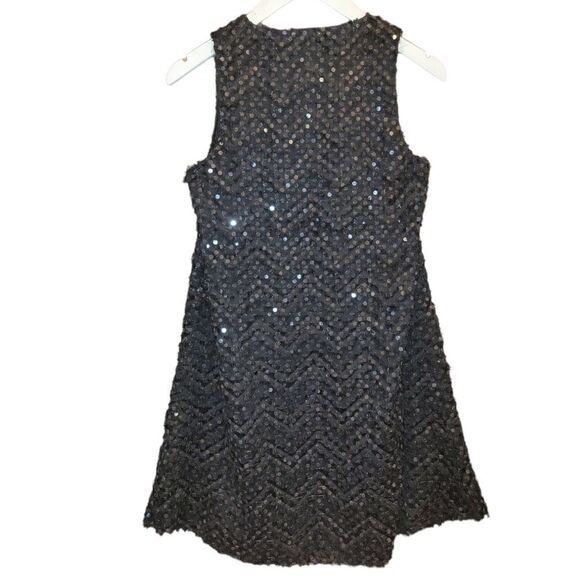 NWT Altar'd State Stella Black Sequined Sleeveless Mini Dress Size XSmall - Picture 5 of 13